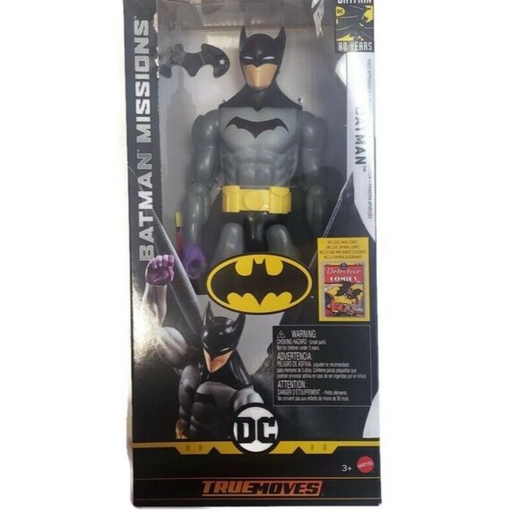DC Batman Missions 80 years 12" True Moves First Appearance Mini Detective Comic - Picture 1 of 5